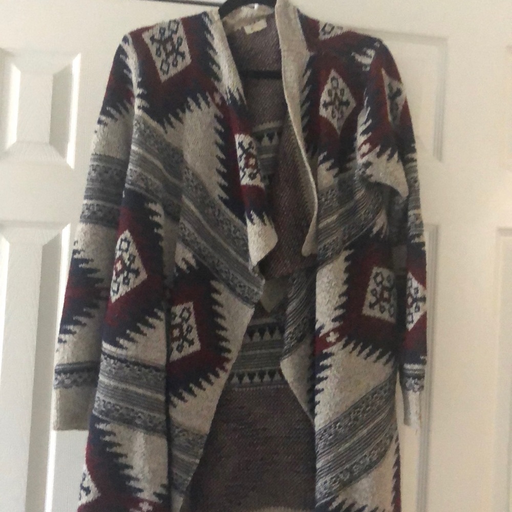 Tribal print sweater